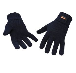 Portwest Insulated Knit Glove Navy (Pack of 12)