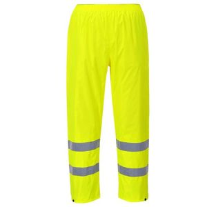 Portwest Hi Vis Rain Trousers XS Yellow