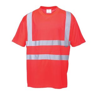 Portwest Hi Vis T-Shirt S/S 2XL Red