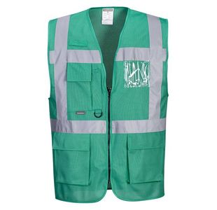 Portwest Iona Executive Vest L Bottle Green (Pack of 10)