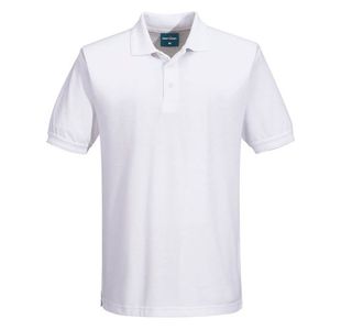 Portwest Naples Polo Shirt S/S M White