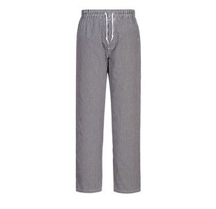 Portwest Bromley Chefs Trousers XL Blk Check