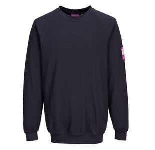 Portwest Flame Resistant Anti-Static Long Sleeve Sweatshirt 4XL Navy