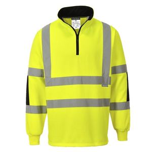 Portwest Xenon Hi Vis Rugby Shirt XL Yellow