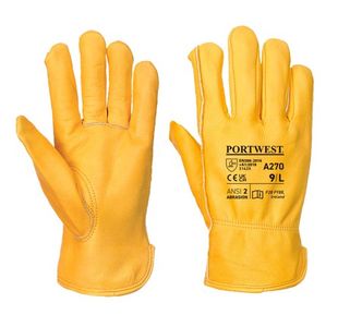 Portwest Classic Driver Glove XL Tan (Pack of 12)