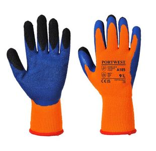 Portwest Duo-Therm Glove 2XL Orange/Bl (Pack of 12)
