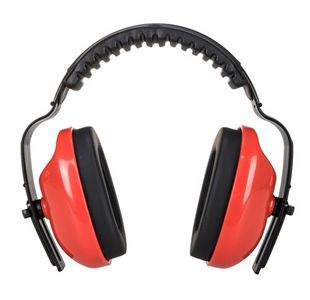 Portwest PW Classic Plus Ear Defenders Red (Pack of 10)