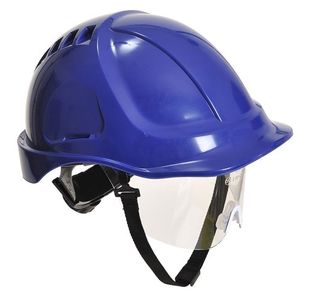 Portwest Endurance Plus Visor Helmet Royal Bl