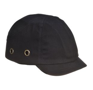Portwest Short Peak Bump Cap Blk (Pack of 10)
