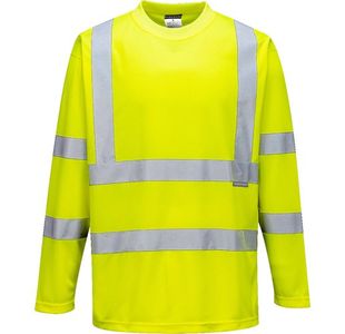 Portwest Hi Vis T-Shirt L/S L Yellow