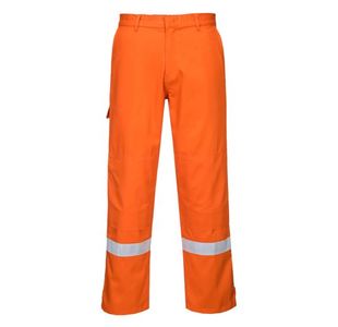 Portwest Bizflame Work Trousers L Orange Tall