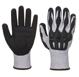 Portwest TPV Impact Cut Glove 2XL Gry/Blk (Pack of 12)