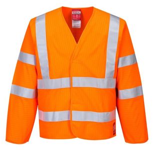 Portwest Hi Vis Anti Static Jacket Flame Resistant L/XL Orange