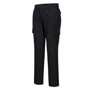 Portwest Stretch Slim Fit Combat Trousers 40 Blk