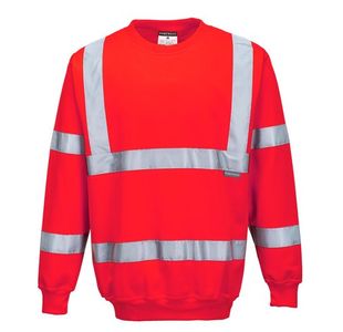 Portwest Hi Vis Sweatshirt S Red
