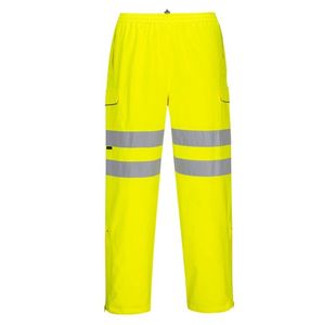 Portwest Hi Vis Extreme Rain Trousers XL Yellow