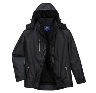 Portwest Outcoach Rain Jacket 3XL Blk