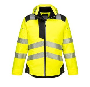 Portwest PW3 Hi Vis Winter Jacket 3XL Yellow/Blk