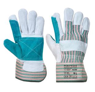 Portwest Double Palm Rigger Glove XL Gry (Pack of 12)