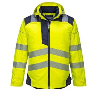 Portwest PW3 Hi Vis Winter Jacket 2XL Yellow/Navy