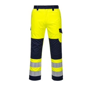 Portwest Hi Vis Modaflame Trousers L Yellow/Navy