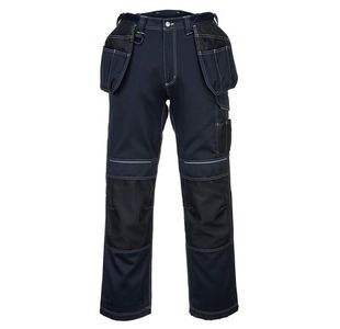 Portwest PW3 Holster Work Trousers 34 Navy/Blk