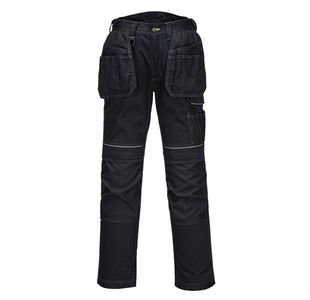 Portwest PW3 Holster Work Trousers 34 Blk Short