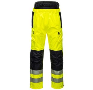 Portwest PW3 Hi Vis Extreme Rain Trousers XL Yellow/Blk