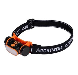 Portwest USB Rechargeable LED Head Light Blk