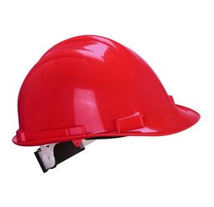 Portwest Expertbase Wheel Safety Helmet Red