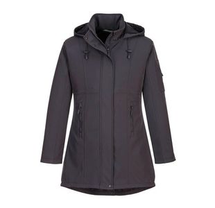Portwest Carla Womens Softshell Jacket 3L L Char Gry