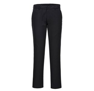 Portwest Stretch Slim Chino Trousers 50 Blk