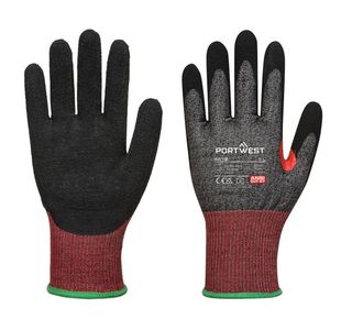 Portwest CS Cut F13 Nitrile Glove XL Blk (Pack of 12)