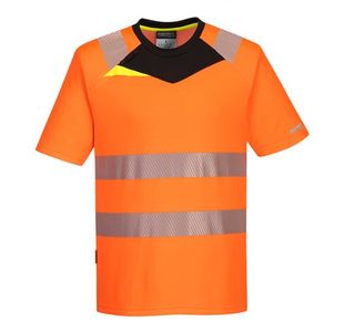 Portwest DX4 Hi Vis T-Shirt S/S 2XL Orange/Blk