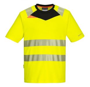 Portwest DX4 Hi Vis T-Shirt S/S 2XL Yellow/Blk