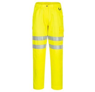 Portwest Eco Hi Vis Work Trousers 28 Yellow