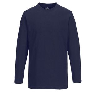 Portwest Long Sleeve T-Shirt M Navy