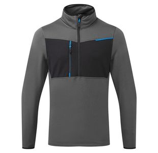 Portwest WX3 Half Zip Tech Fleece 3XL Metal Gry