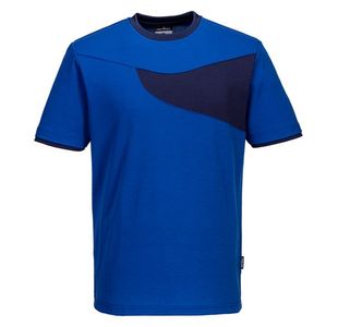 Portwest PW2 Cotton Comfort T-Shirt S/S M Royal/Navy