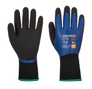 Portwest Thermo Pro Glove 3XL Bl/Blk (Pack of 12)