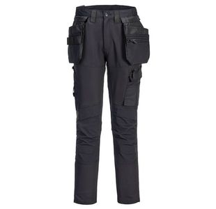 Portwest DX4 Craft Detachable Holster Trousers 40 Blk