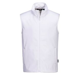 Portwest Print and Promo Softshell Gilet 2L 4XL White