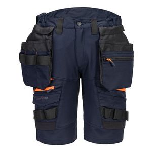 Portwest DX4 Detachable Holster Pocket Shorts 30 Dark Navy