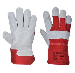 Portwest Premium Chrome Rigger Glove 2XL Red (Pack of 12)