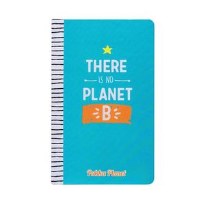 Pukka Planet Notepad No Planet B Soft Cover Blue 9703-SPP
