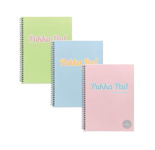 Pukka Pad Pastel Jotta Pad A4 Assorted (Pack of 3) 2010-PST