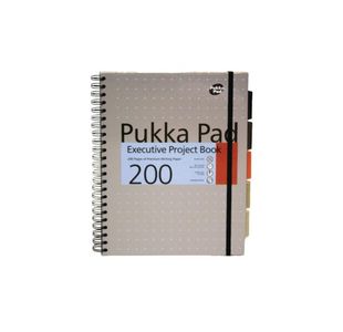 Pukka Pad Executive Ruled Wirebound Project Book A4 (3 Pack) 6970-MET