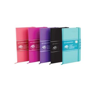 Pukka Pad Signature Soft Cover Notebook Casebound A5 Assorted (5 Pack) 7747-SIG