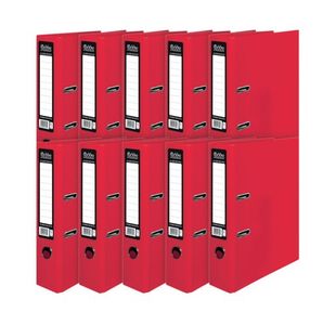 Pukka Brights Lever Arch File A4 Red (10 Pack) BR-7758