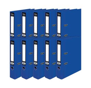 Pukka Brights Lever Arch File A4 Navy (10 Pack) BR-7996